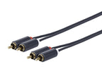 Vivolink PRORCARCA0.5 cable de audio 0,5 m 2 x RCA Negro