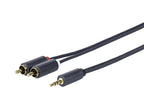 Vivolink PROMJRCA2.5 cable de audio 2,5 m 3,5mm 2 x RCA Negro