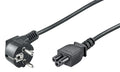 Microconnect PE0108100 cable de transmisión Negro 10 m Enchufe tipo E+F C5 acoplador