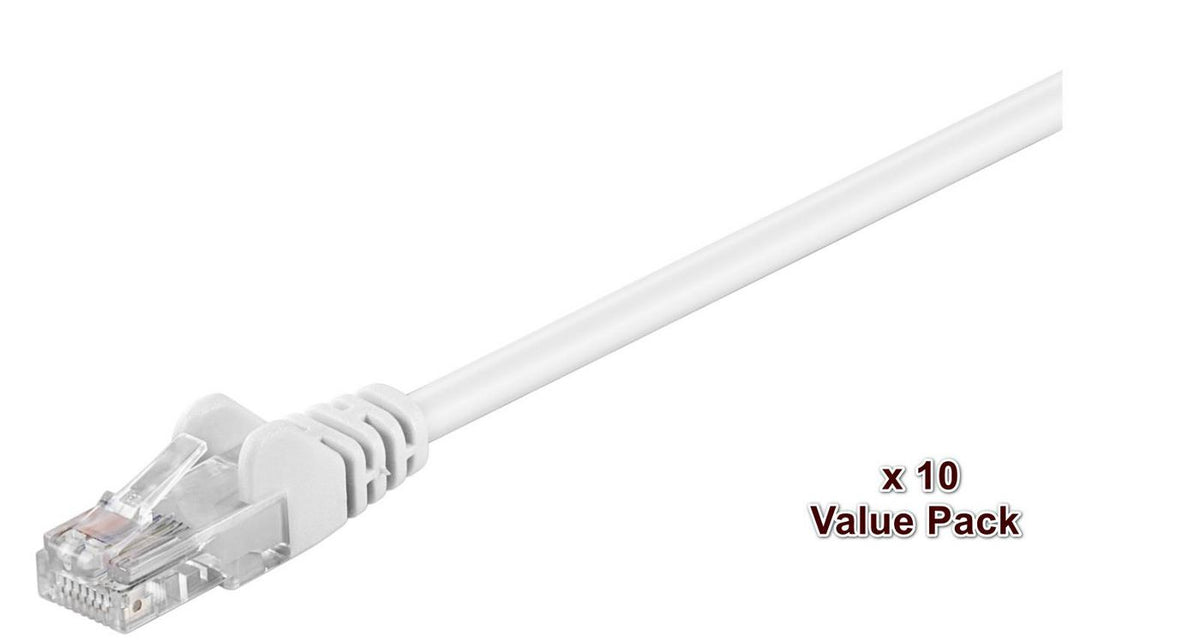 Microconnect V-UTP505WVP cable de red Blanco 5 m Cat5e U/UTP (UTP) Alrededor