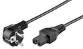 Microconnect PE010419 cable de transmisión Negro 2 m Enchufe tipo E+F C15 acoplador