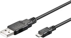 Microconnect USBABMICRO3 cable USB USB 2.0 3 m USB A Micro-USB B Negro