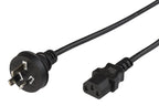 Microconnect PE010418AUSTRALIA cable de transmisión Negro 1,8 m Enchufe tipo I C13 acoplador