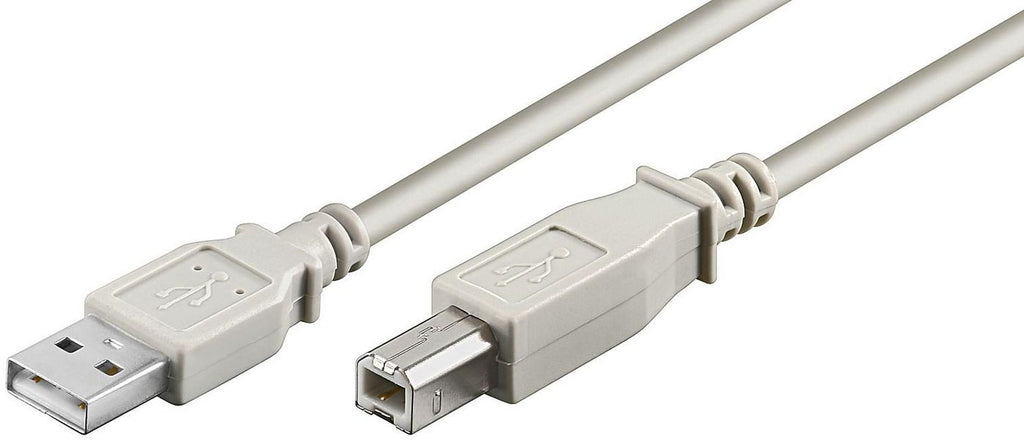 Microconnect USBAB5 cable USB USB 2.0 5 m USB A USB B Gris