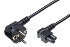 Microconnect PE010830A cable de transmisión Negro 3 m C5 acoplador CEE7/7
