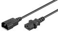 Microconnect PE040620 cable de transmisión Negro 2 m C13 acoplador C14 acoplador