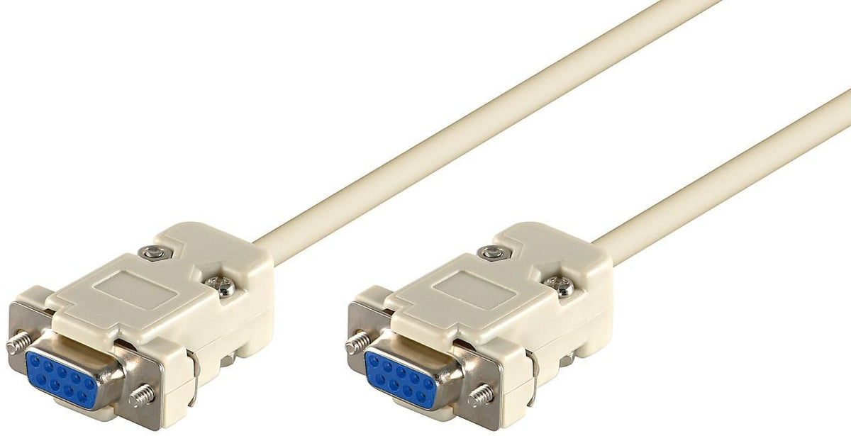 Microconnect SCSENN3N cable de serie Blanco 3 m DB-9