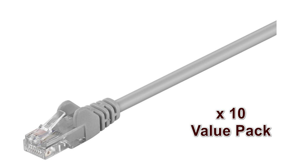 Microconnect V-UTP5005VP cable de red Gris 0,5 m Cat5e U/UTP (UTP) Alrededor