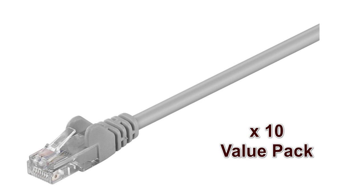 Microconnect V-UTP5005VP cable de red Gris 0,5 m Cat5e U/UTP (UTP) Alrededor