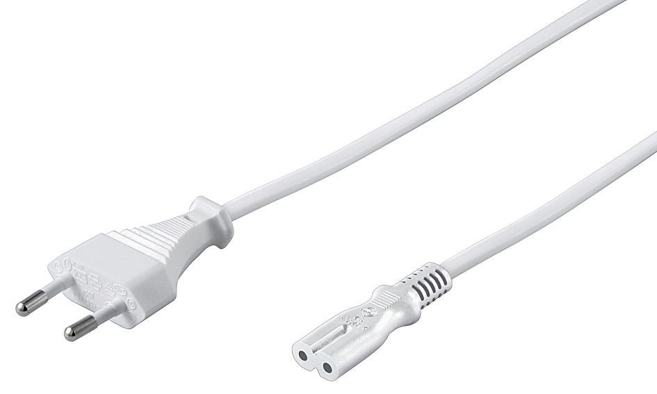 Microconnect PE030720W cable de transmisión Blanco 2 m Enchufe tipo C C7 acoplador