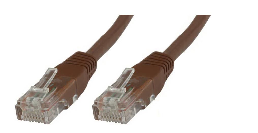 Microconnect UTP501BR cable de red Marrón 1 m Cat5 U/UTP (UTP) Alrededor