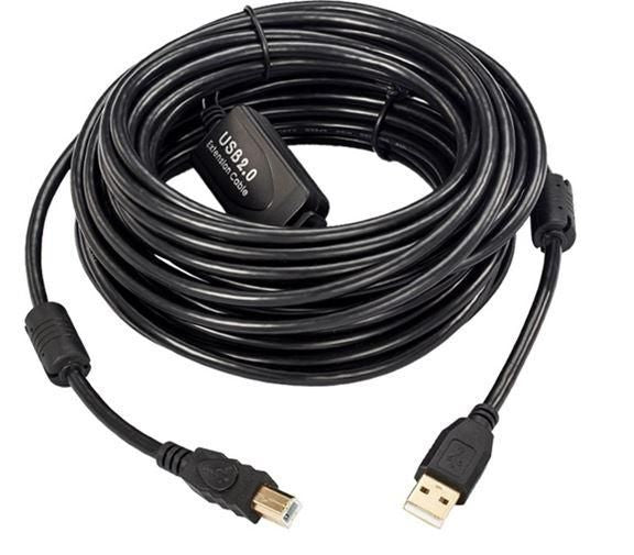 Microconnect USBAB5B-ACTIVE cable USB USB 2.0 5 m USB A USB B Negro