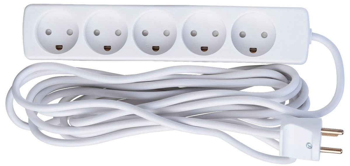 Microconnect GRU00515WDK base múltiple 1,5 m 5 salidas AC Interior Blanco
