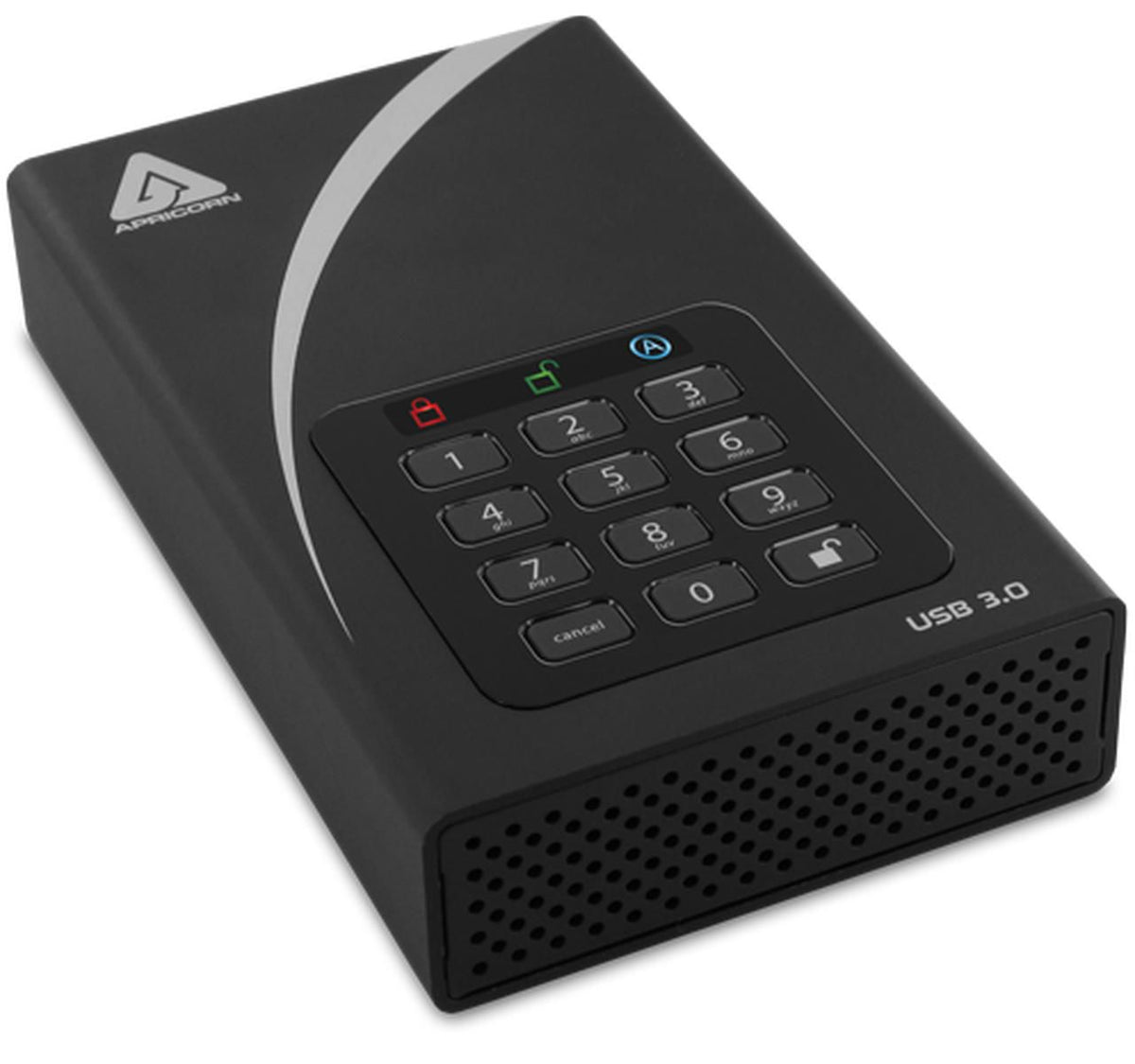 Apricorn 12TB Aegis Padlock DT ADT-3PL256-12TB