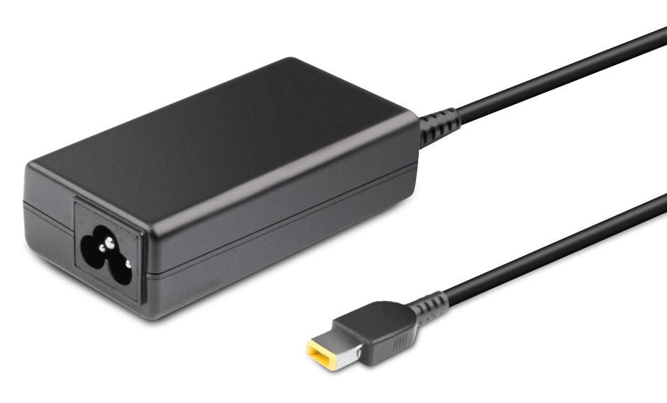 CoreParts MBA1091 adaptador e inversor de corriente Interior 65 W Negro