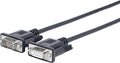 Vivolink PRORS15 cable de serie Negro 15 m RS-232