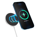 eSTUFF ES638100 cargador de dispositivo móvil Smartphone Aluminio Corriente alterna Cargador inalámbrico Carga rápida Interior