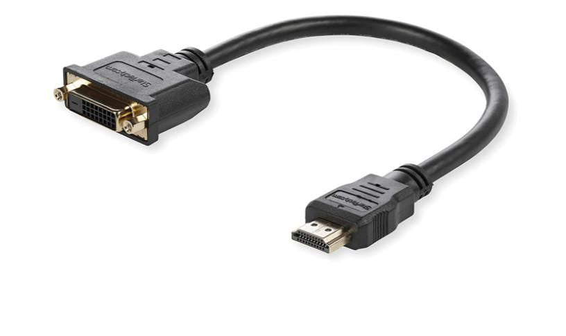 Microconnect HDMDVI15CM adaptador de cable de vídeo 0,15 m HDMI tipo A (Estándar) DVI-D Negro