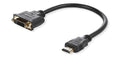 Microconnect HDMDVI15CM adaptador de cable de vídeo 0,15 m HDMI tipo A (Estándar) DVI-D Negro
