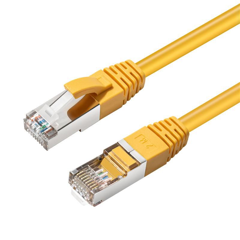 Microconnect SSTP60025Y cable de red Amarillo 0,25 m Cat6 S/FTP (S-STP) Alrededor