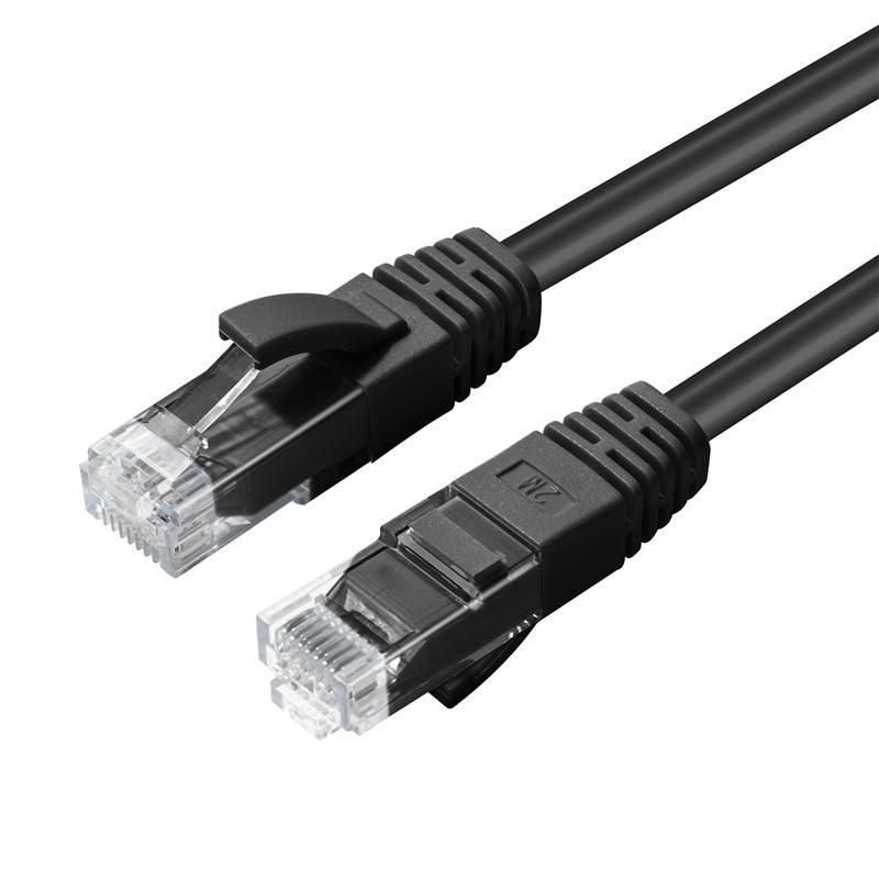 Microconnect UTP603S cable de red Negro 3 m Cat6 U/UTP (UTP) Alrededor