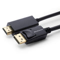 Microconnect MC-DP-HDMI-200 adaptador de cable de vídeo 2 m DisplayPort Negro