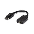 StarTech.com DP2HDMI adaptador de cable de vídeo 0,24 m HDMI tipo A (Estándar) Negro