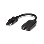StarTech.com DP2HDMI adaptador de cable de vídeo 0,24 m HDMI tipo A (Estándar) Negro