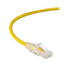 Black Box SLIM-NET CAT6A PATCH CABLE C6APC28-YL-01