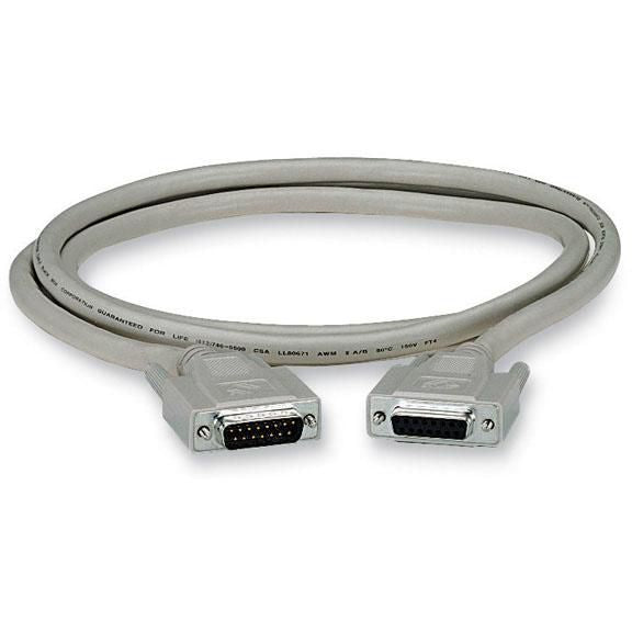 Black Box DB15 MOLDED SERIAL CABLE M-F EGM16T-0050-MF