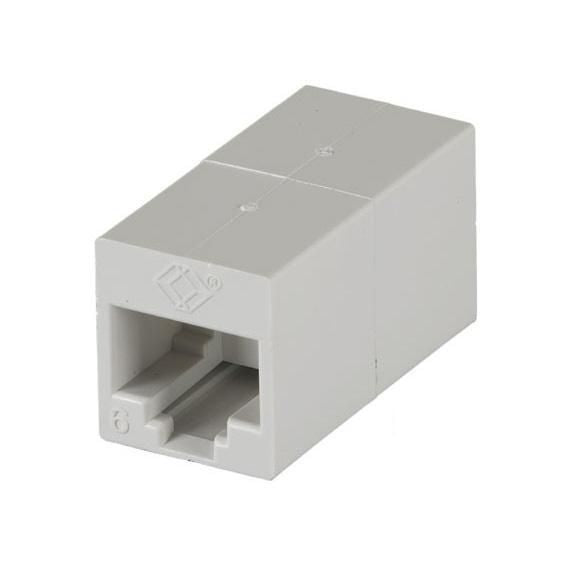 Black Box CAT6 WHITE STRT THROUGH FM606-10PAK