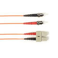 Black Box 62.5 MM FO PATCH CABLE DUPLX, FOCMR62-010M-STSC-OR