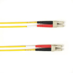 Black Box SM FO PATCH CABLE DUPLX, PVC, FOCMRSM-015M-LCLC-YL