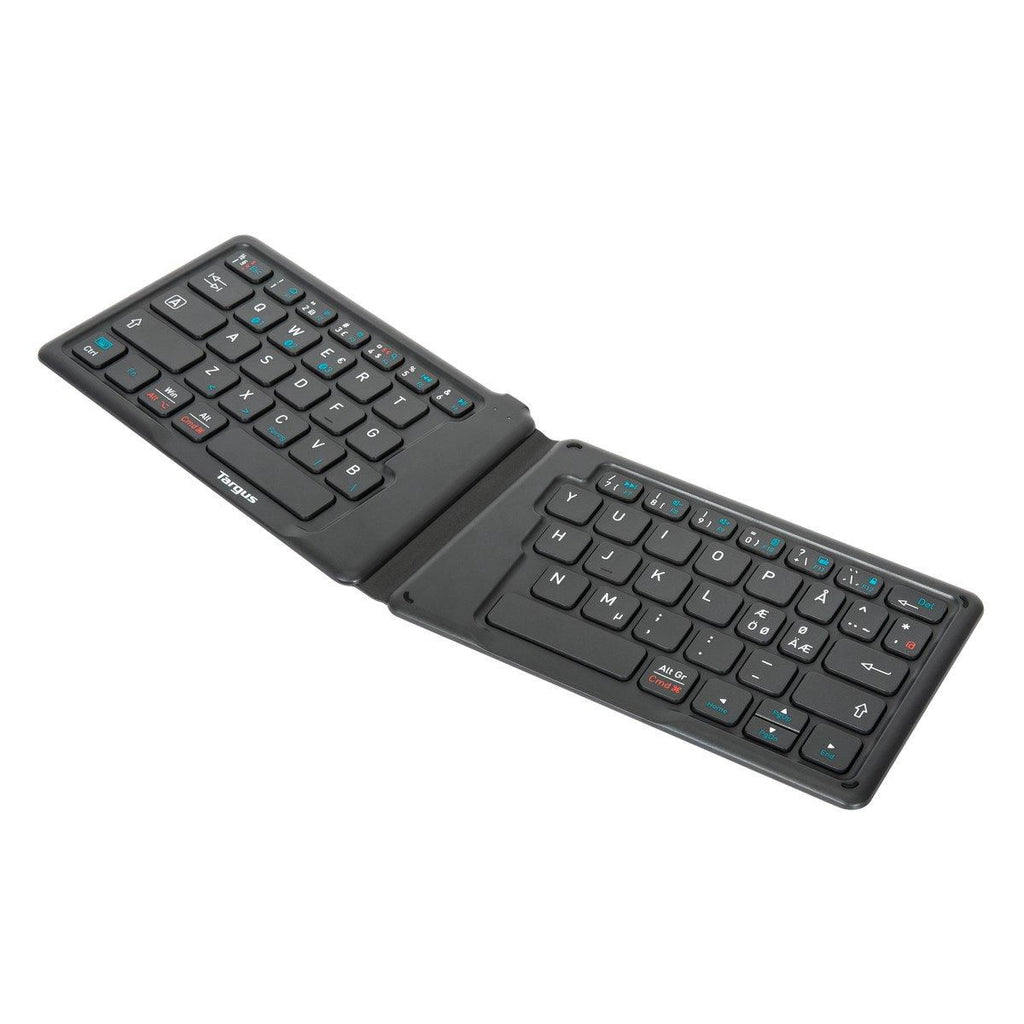 Targus AKF003NO teclado Universal Bluetooth QWERTY Nórdico Negro