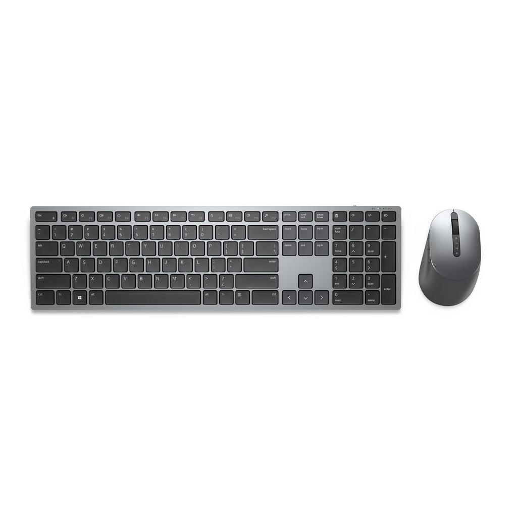 DELL KM7321W teclado Ratón incluido Oficina RF Wireless + Bluetooth Gris, Titanio