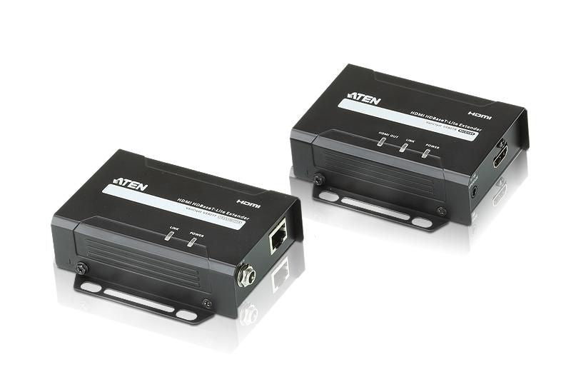 ATEN VE801-AT-G extensor audio/video Transmisor y receptor de señales AV Negro