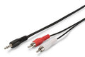 Digitus Audio adapter cable, 1x 3.5mm AK-510303-002-S