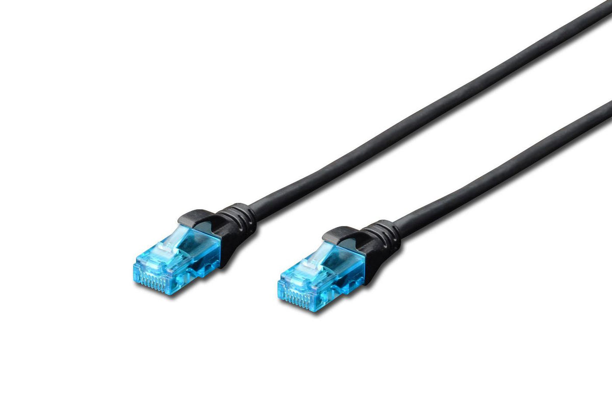 Digitus CAT 5e U-UTP patch cable. PVC DK-1512-030/BL