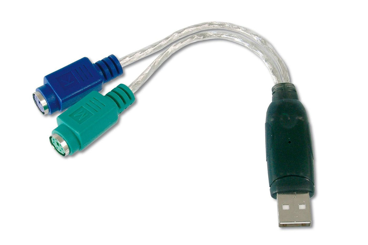 Digitus USB to PS/2 Adaptor, 2 X DA-70118
