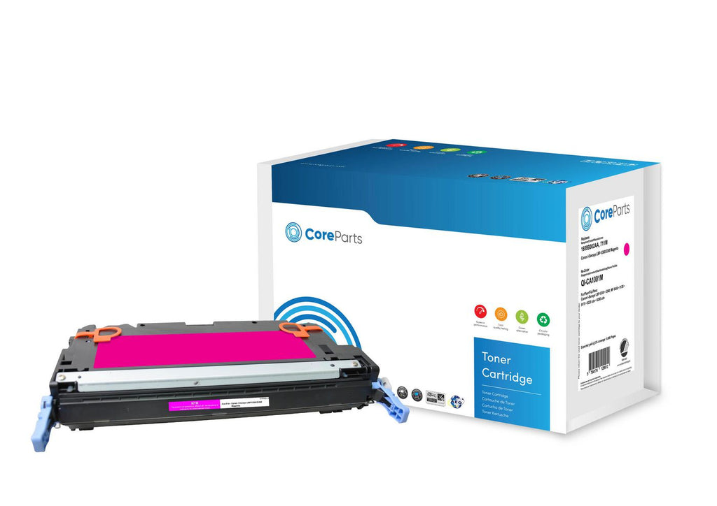 CoreParts QI-CA1001M cartucho de tóner 1 pieza(s) Compatible Magenta