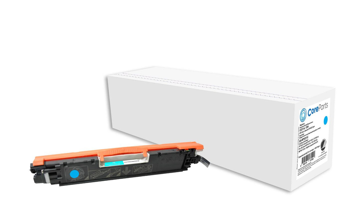 CoreParts QI-HP1011C cartucho de tóner 1 pieza(s) Compatible Cian