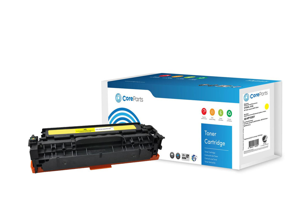 CoreParts QI-HP1026Y cartucho de tóner 1 pieza(s) Compatible Amarillo