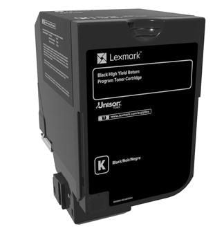 Lexmark 74C2Hk0 Toner Cartridge 1 74C2HK0 / E