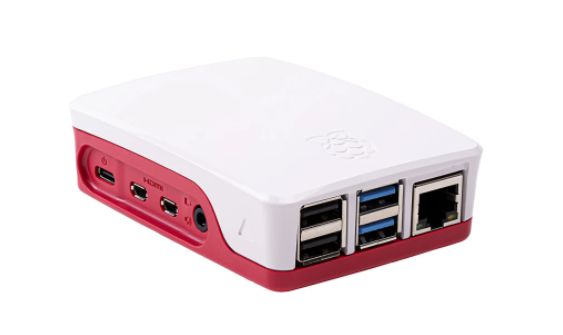 Raspberry Pi Pi Pi 4 Case Red White RPI4 CASE RED/WHITE