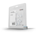 Lindy 40466 bloqueador de puerto USB Tipo C Azul Acrilonitrilo butadieno estireno (ABS) 10 pieza(s)
