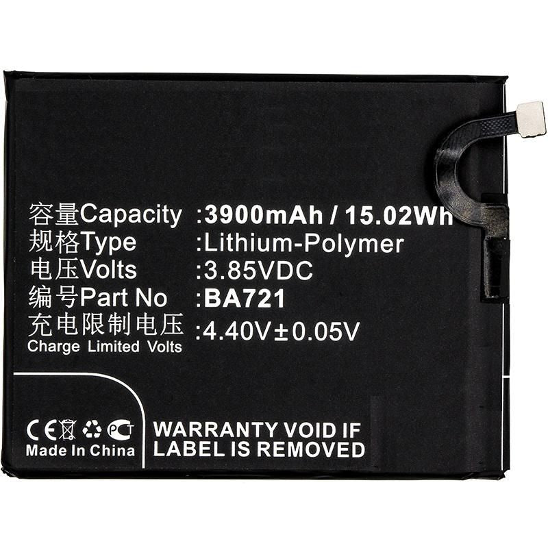 CoreParts MOBX-BAT-MX721SL recambio del teléfono móvil Batería Negro