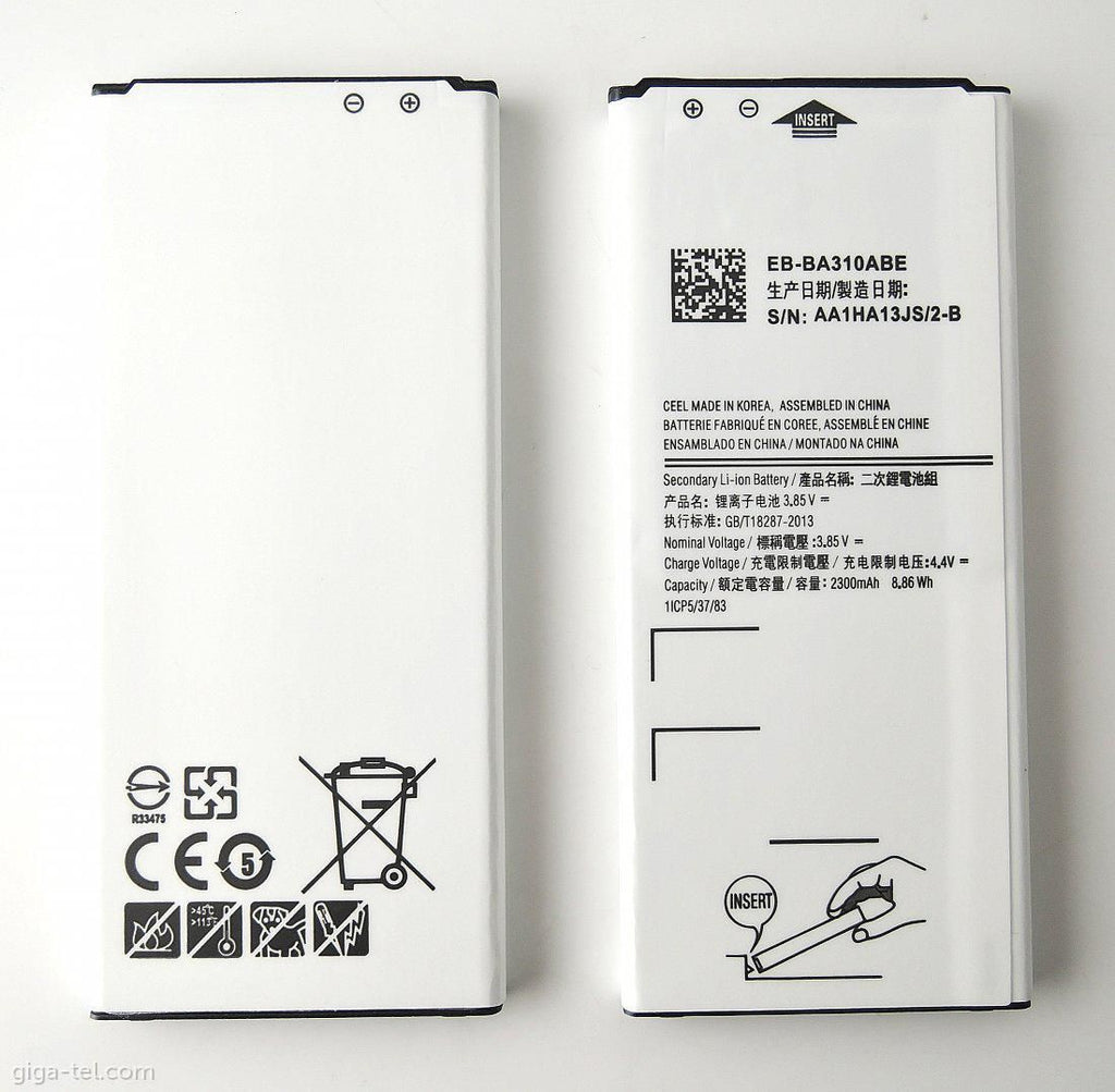 CoreParts MOBX-BAT-SMA320SL recambio del teléfono móvil Batería Negro
