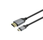 Vivolink PROUSBCHDMIMM10 cambiador de género para cable USB C Negro
