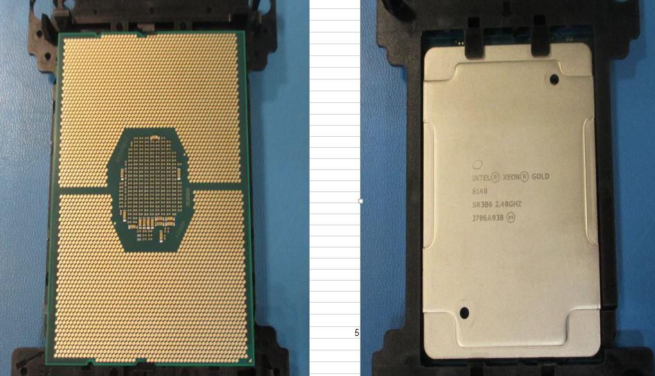 HP Gold 6148 (2.4GHz - 20C) CPU 874732-001-RFB – Reacondicionado