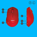 Logitech M330 Silent Plus ratón Oficina Mano derecha RF inalámbrico Mecánico 1000 DPI